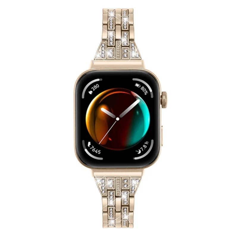 Absolut Stark Huawei Watch Fit 3 Metall Und Strass Armband