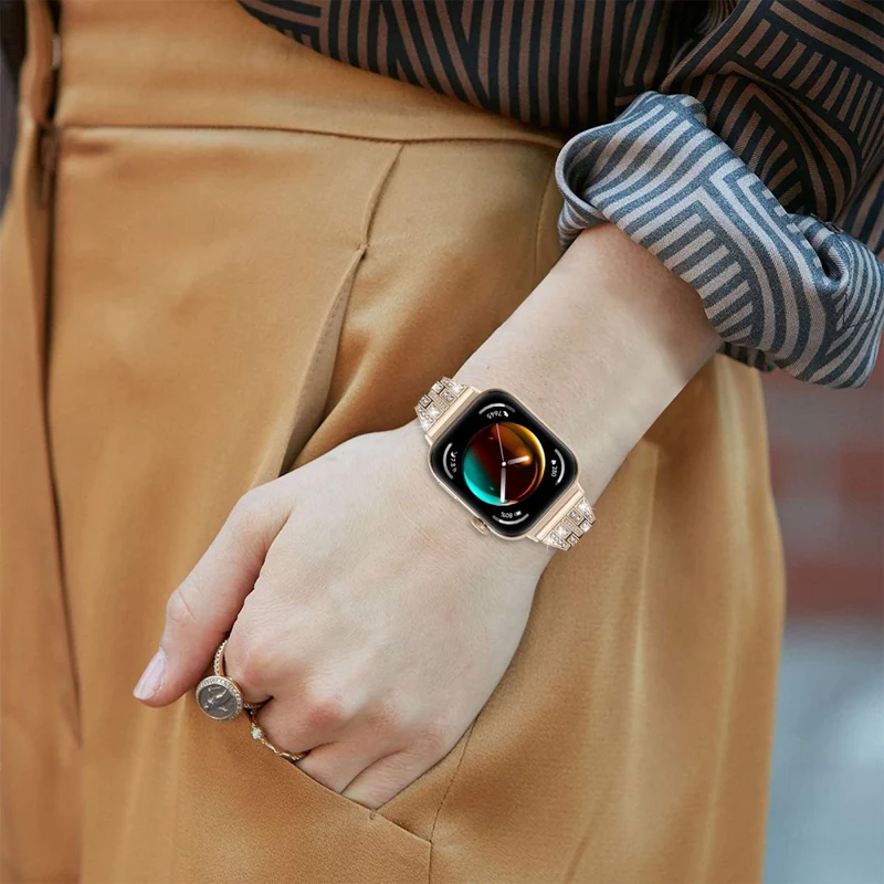 Absolut Stark Huawei Watch Fit 3 Metall Und Strass Armband