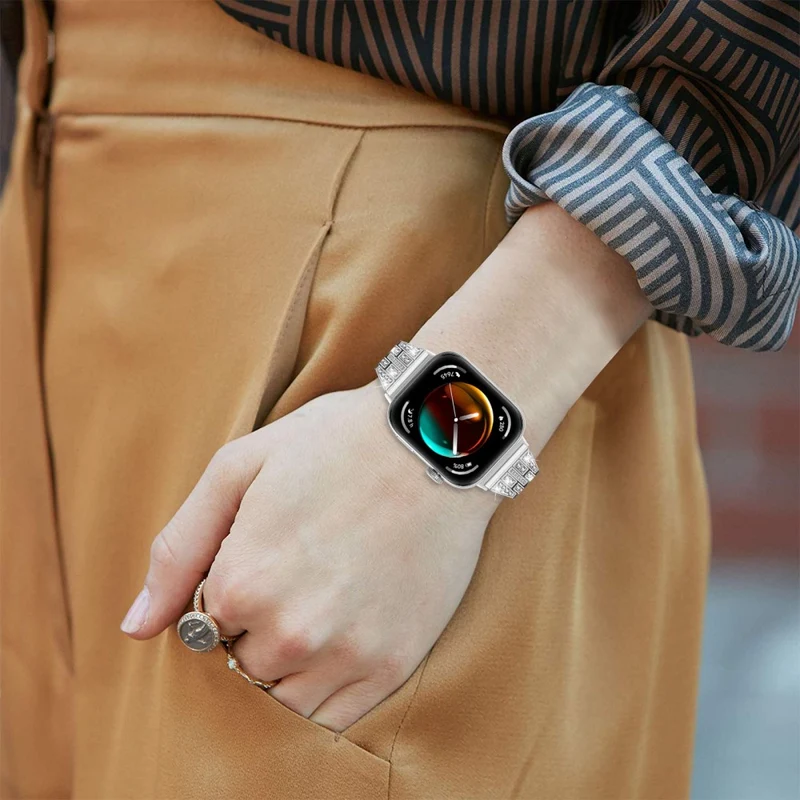 Absolut Stark Huawei Watch Fit 3 Metall Und Strass Armband