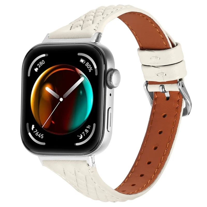 Sehr Reizvoll Huawei Watch Fit 3 Echtes Leder Armband