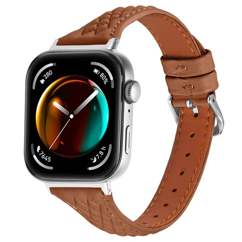 Sehr Reizvoll Huawei Watch Fit 3 Echtes Leder Armband