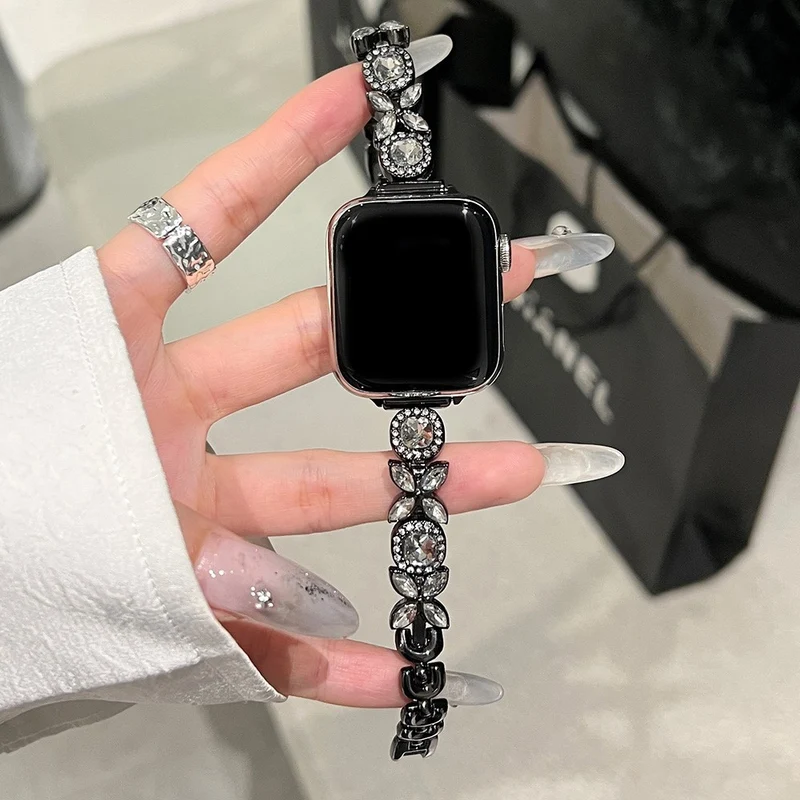 Süß Apple Smartwatch Metall Universell Armband