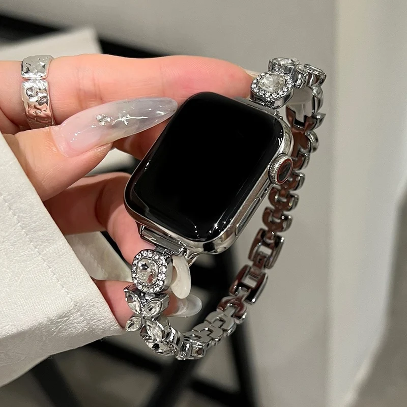 Süß Apple Smartwatch Metall Universell Armband