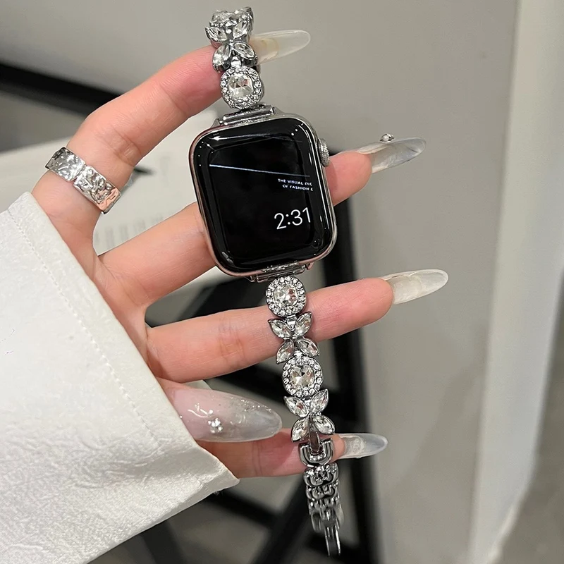 Süß Apple Smartwatch Metall Universell Armband