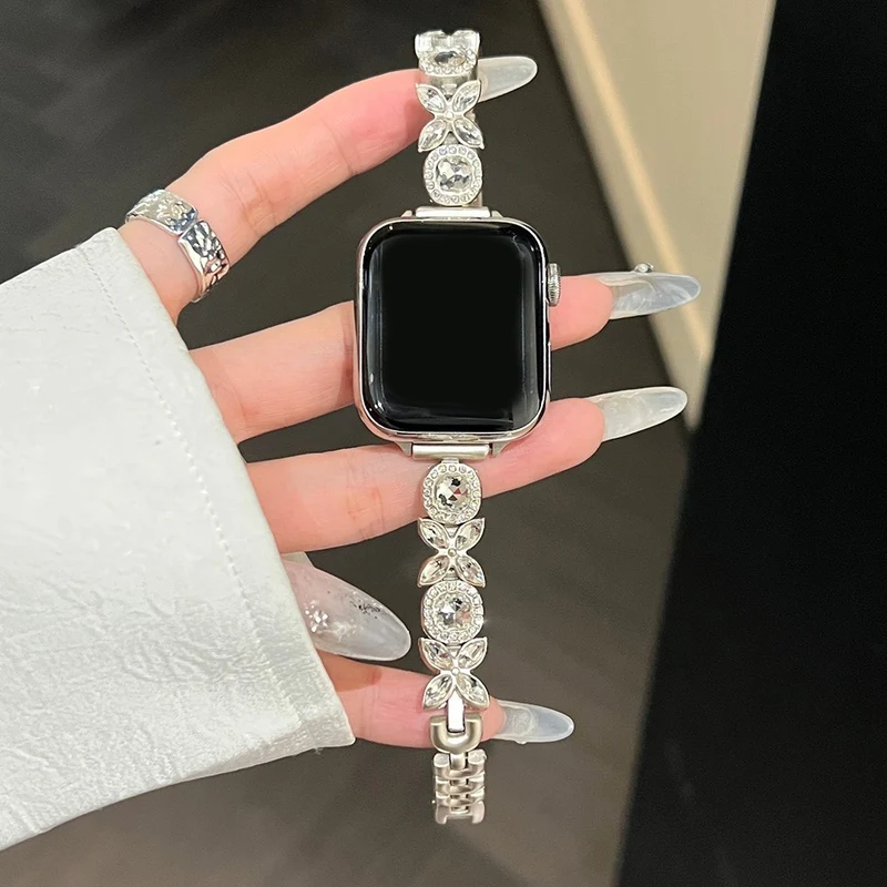 Süß Apple Smartwatch Metall Universell Armband