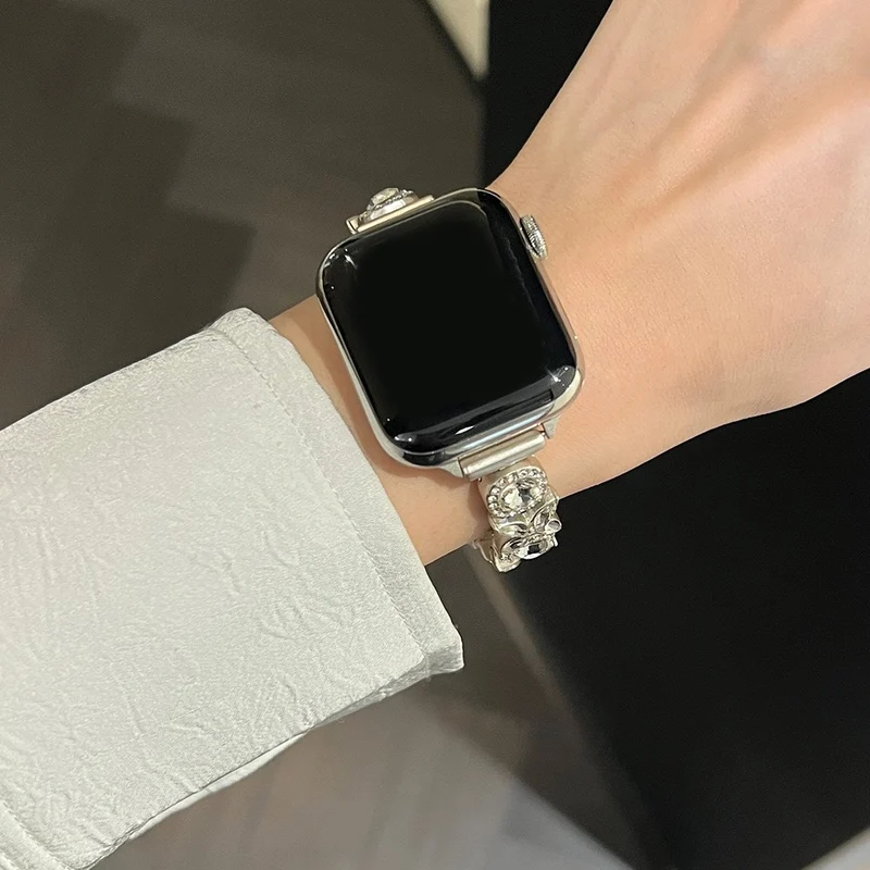 Süß Apple Smartwatch Metall Universell Armband