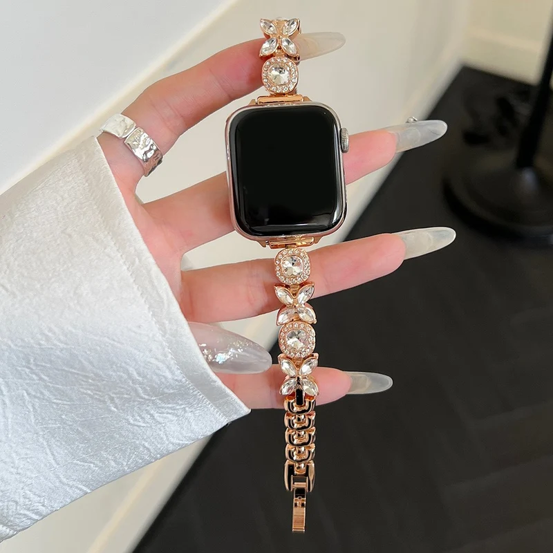 Süß Apple Smartwatch Metall Universell Armband