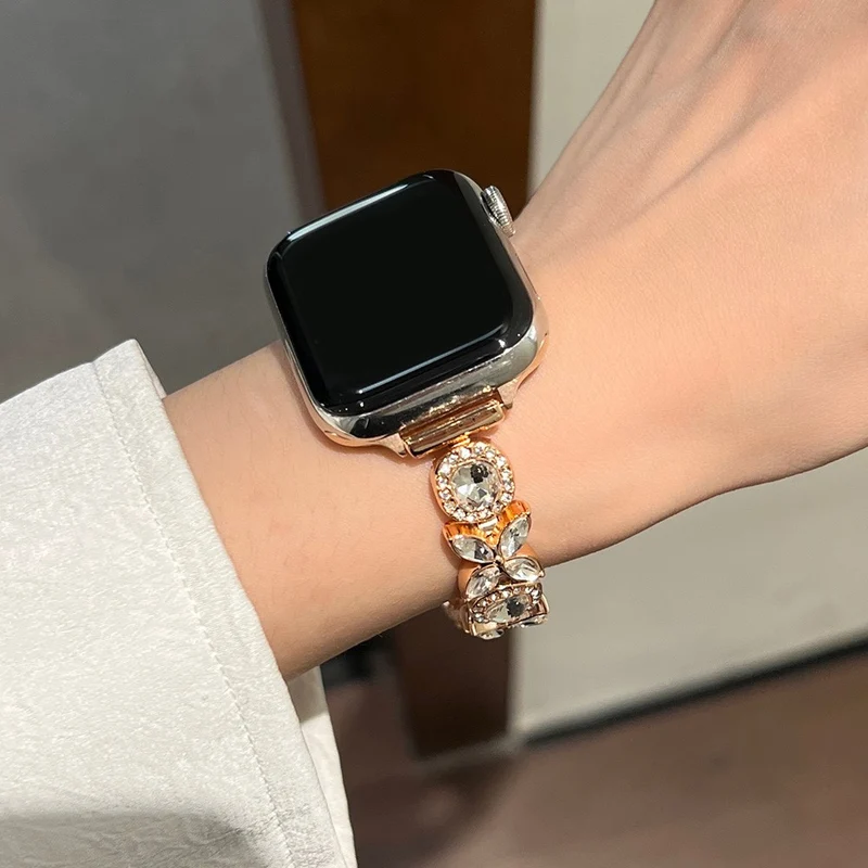 Süß Apple Smartwatch Metall Universell Armband