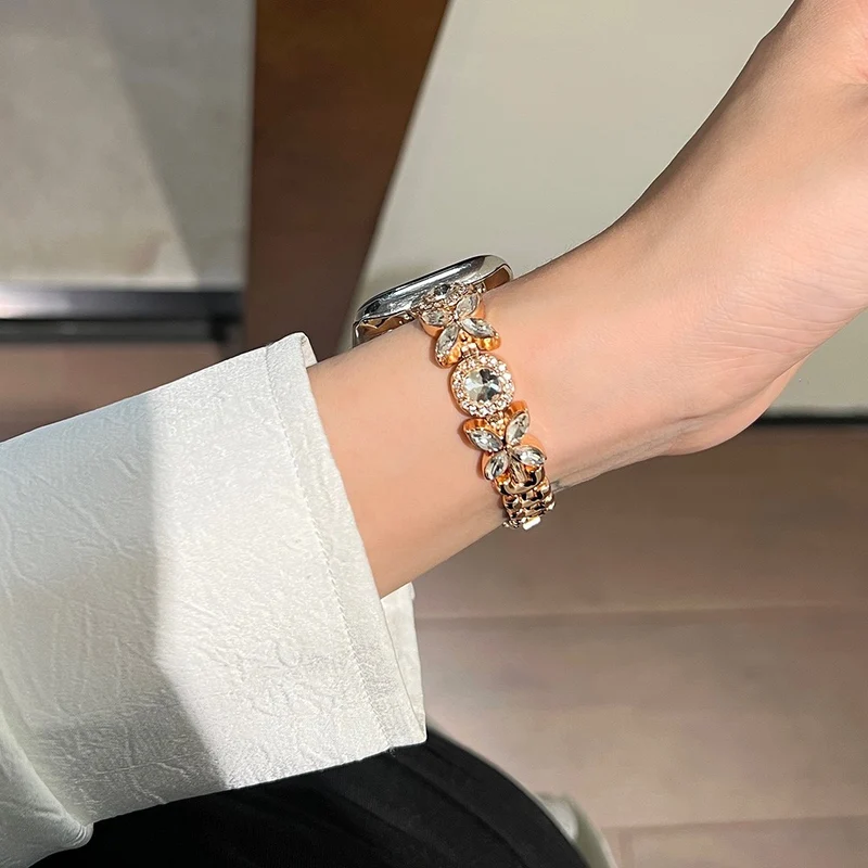 Süß Apple Smartwatch Metall Universell Armband
