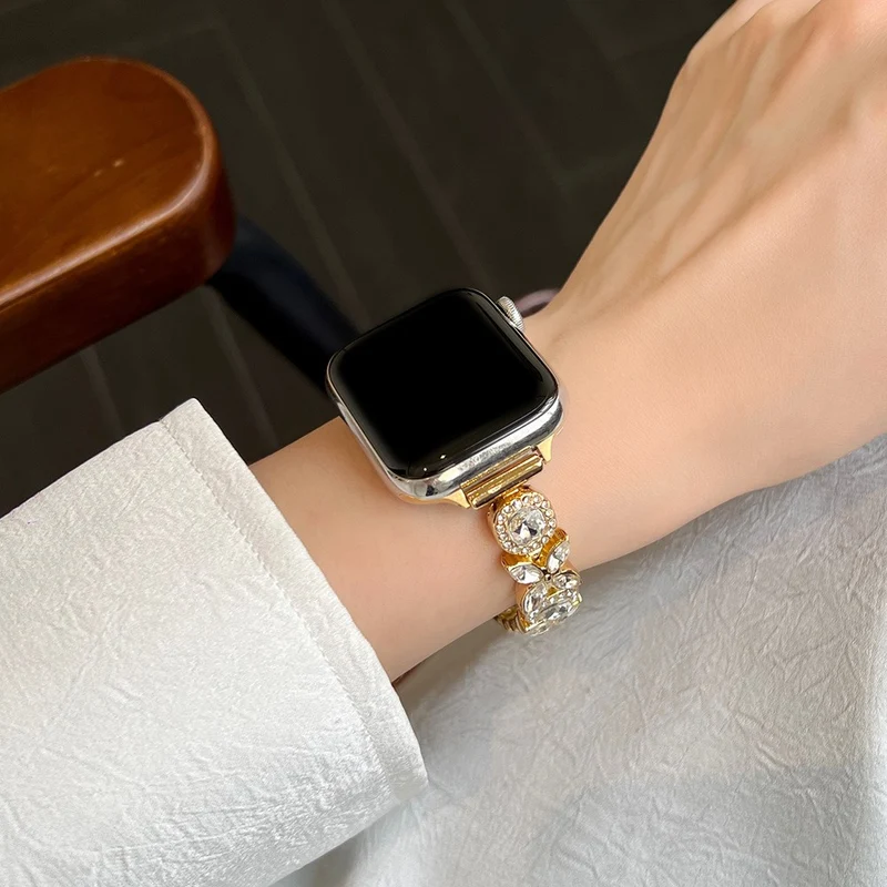 Süß Apple Smartwatch Metall Universell Armband
