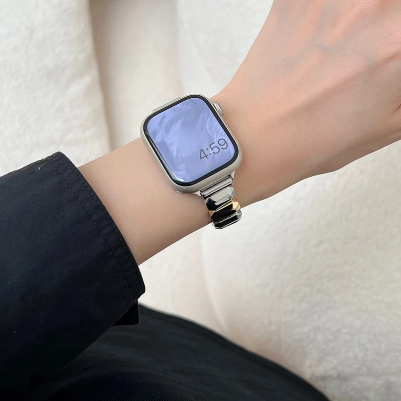 Unglaublich Sympathisch Apple Smartwatch Metall Universell Armband