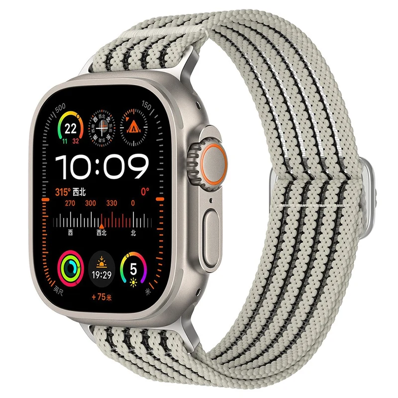 Elegant Apple Smartwatch Nylon Universell Armband