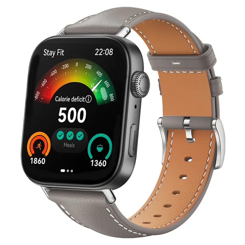 Super Bequem Huawei Watch Fit 3 Echtes Leder Armband