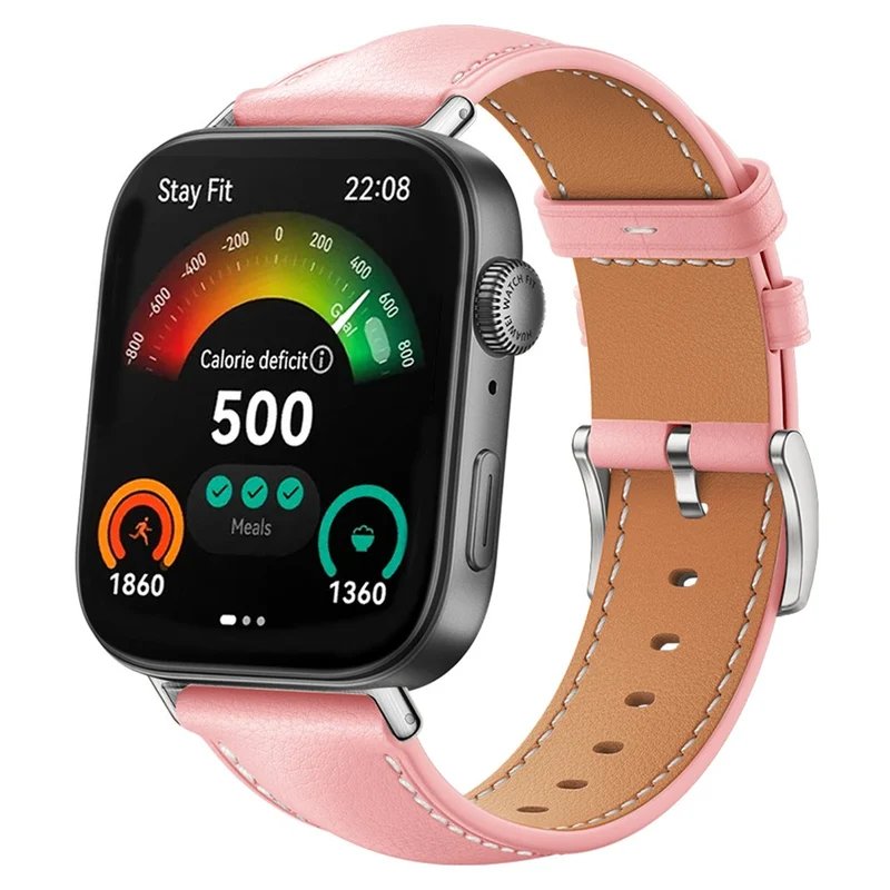 Super Bequem Huawei Watch Fit 3 Echtes Leder Armband