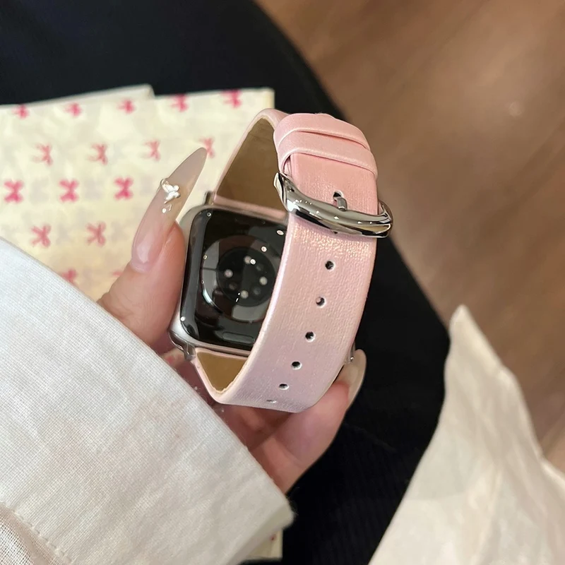 Unglaublich Süß Apple Smartwatch Kunstleder Universell Armband