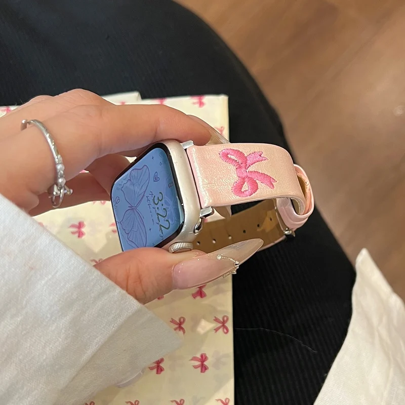 Auffallend Modisch Apple Smartwatch Kunstleder Universell Armband