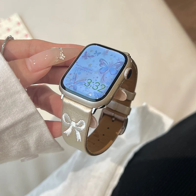 Auffallend Modisch Apple Smartwatch Kunstleder Universell Armband