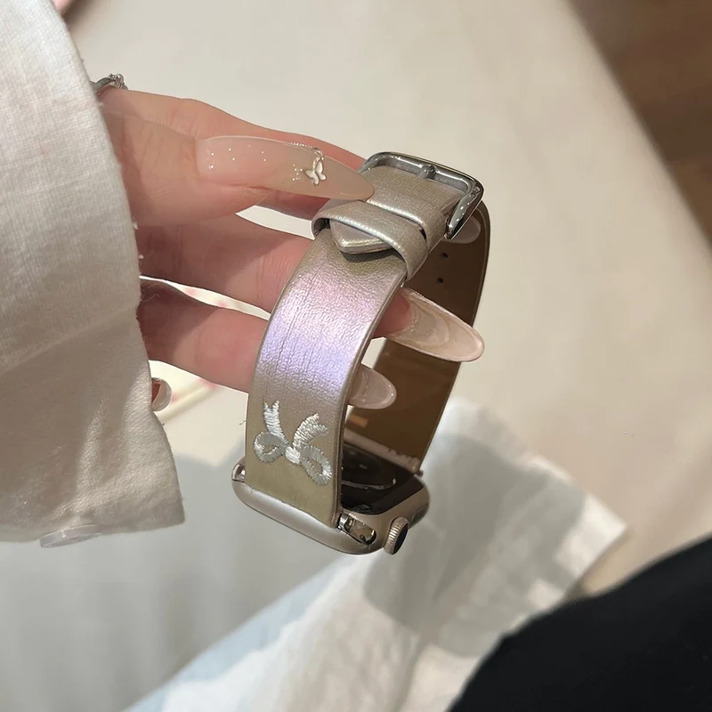 Auffallend Modisch Apple Smartwatch Kunstleder Universell Armband