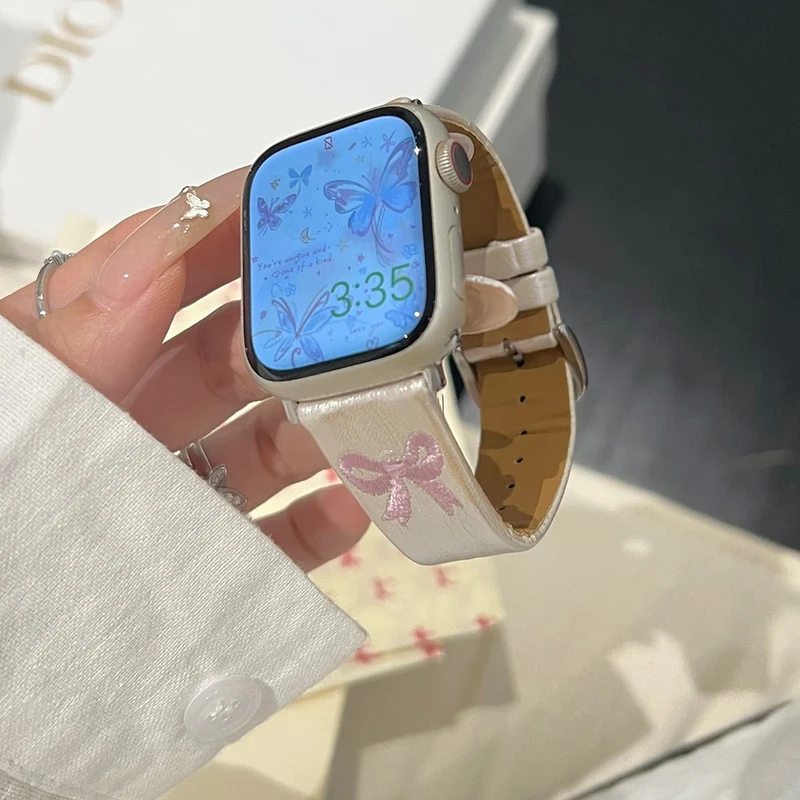 Auffallend Modisch Apple Smartwatch Kunstleder Universell Armband