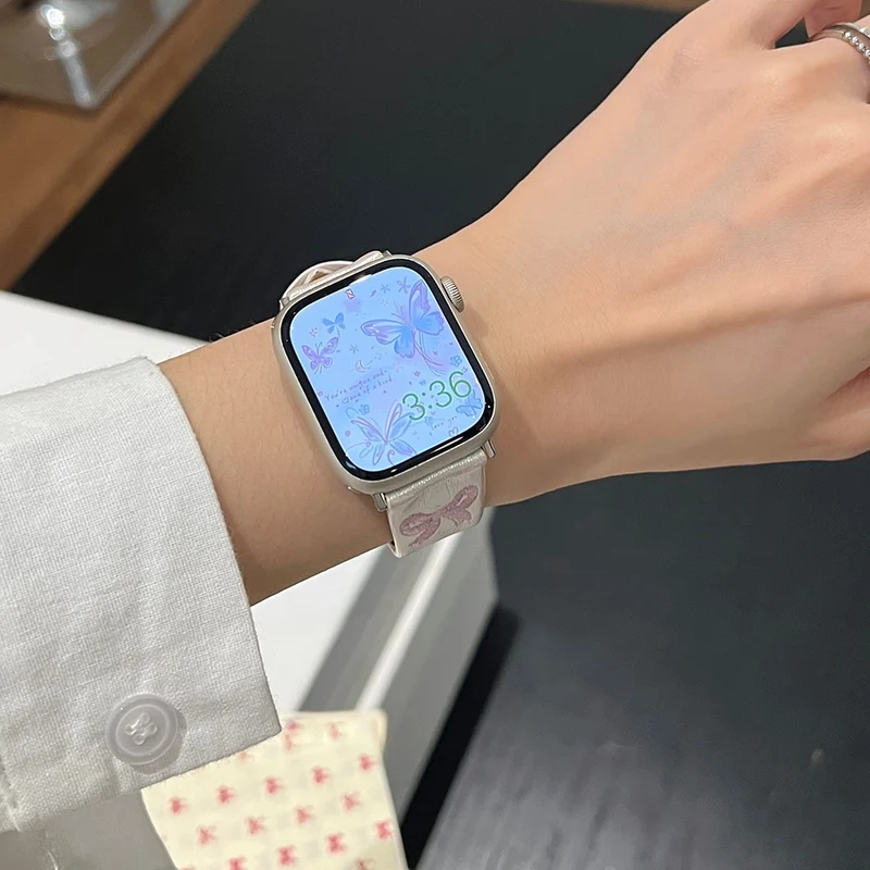 Auffallend Modisch Apple Smartwatch Kunstleder Universell Armband