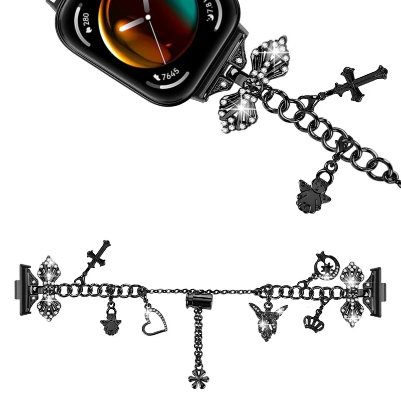 Super Sympathisch Huawei Watch Fit 3 Metall Und Strass Armband