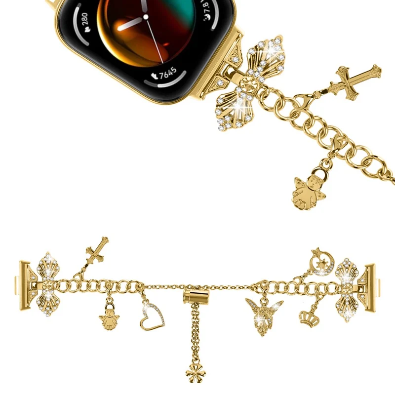 Super Sympathisch Huawei Watch Fit 3 Metall Und Strass Armband