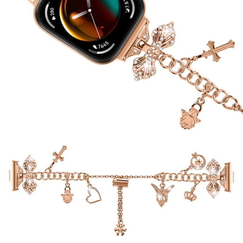Super Sympathisch Huawei Watch Fit 3 Metall Und Strass Armband