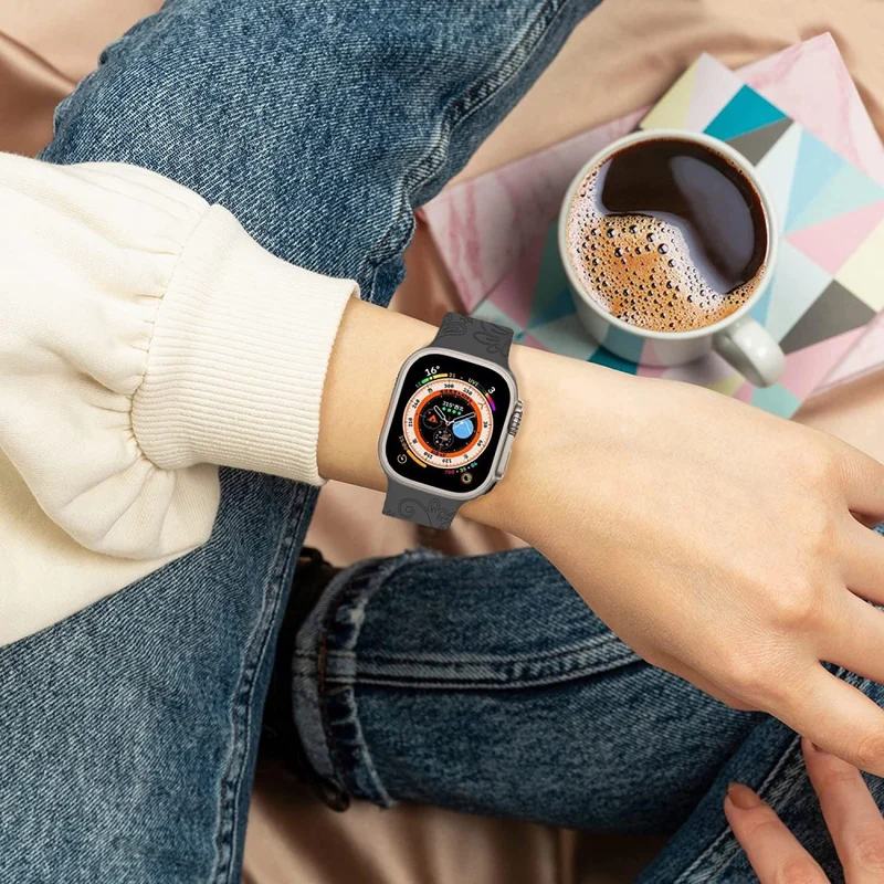 Wirklich Angenehm Apple Smartwatch Silikon Universell Armband