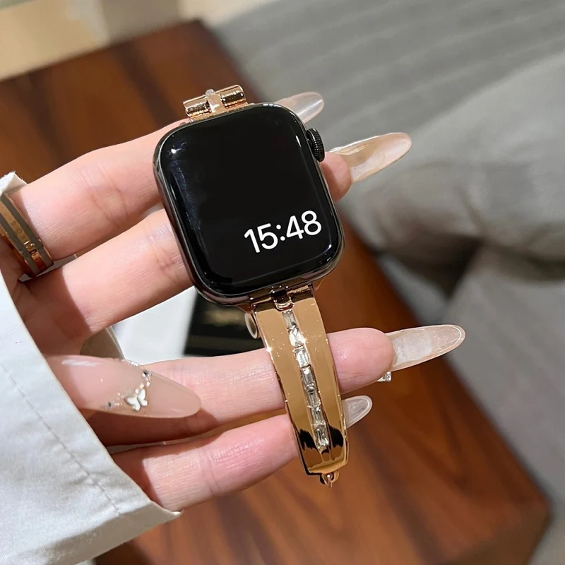 Mega Bequem Apple Smartwatch Metall Universell Armband