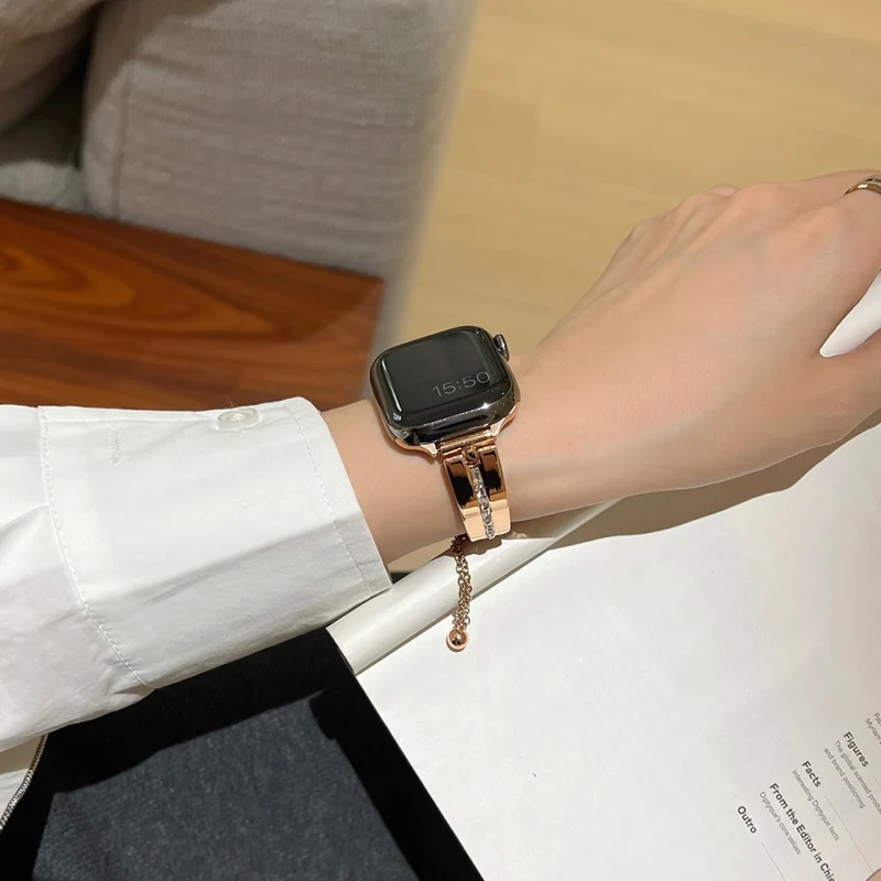 Mega Bequem Apple Smartwatch Metall Universell Armband