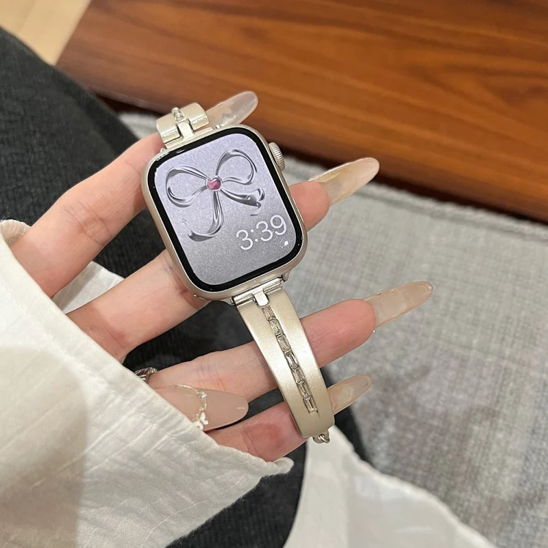 Mega Bequem Apple Smartwatch Metall Universell Armband