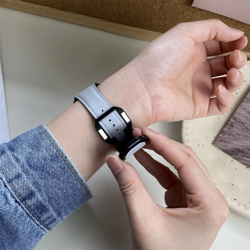 Bequem Apple Smartwatch Echtes Leder Universell Armband