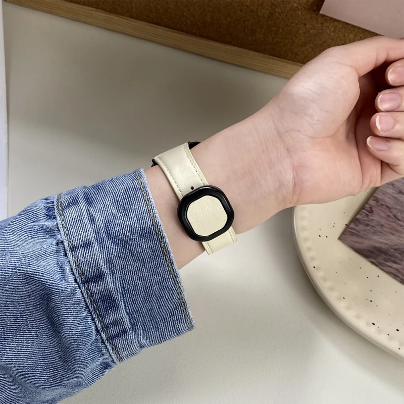 Bequem Apple Smartwatch Echtes Leder Universell Armband