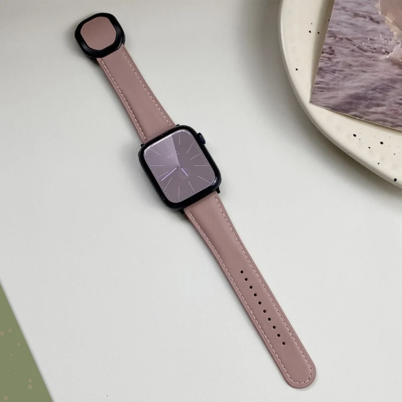 Bequem Apple Smartwatch Echtes Leder Universell Armband