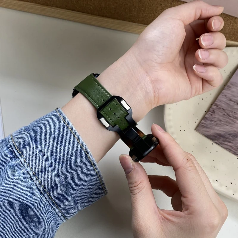 Absolut Angenehm Apple Smartwatch Echtes Leder Universell Armband