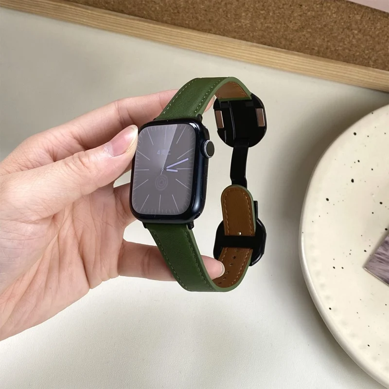 Absolut Angenehm Apple Smartwatch Echtes Leder Universell Armband