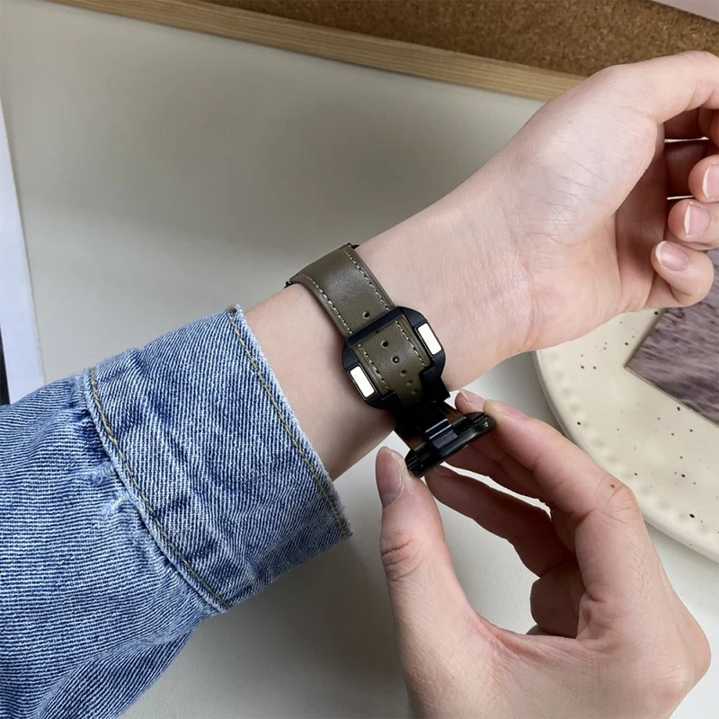 Absolut Angenehm Apple Smartwatch Echtes Leder Universell Armband