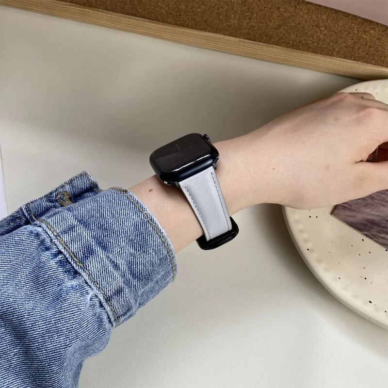 Absolut Angenehm Apple Smartwatch Echtes Leder Universell Armband