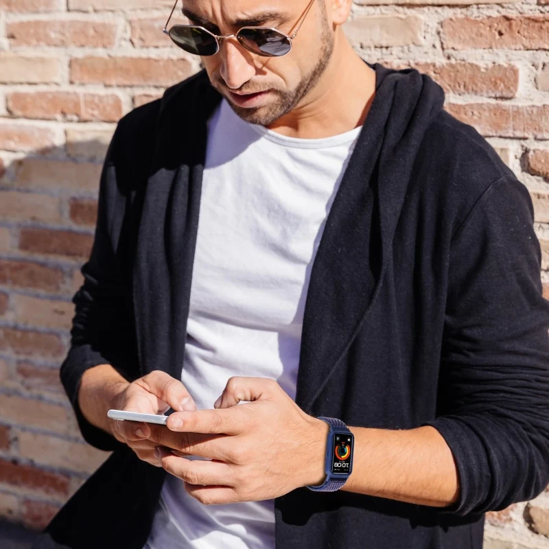 Robust Huawei Band 8 / Huawei Band 9 Nylon Universell Armband