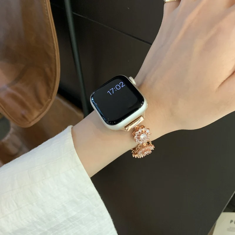 Mega Haltbar Apple Smartwatch Metall Universell Armband