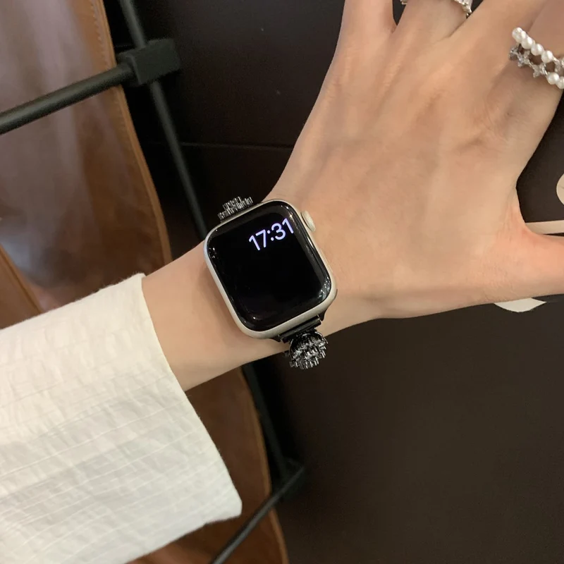 Mega Haltbar Apple Smartwatch Metall Universell Armband