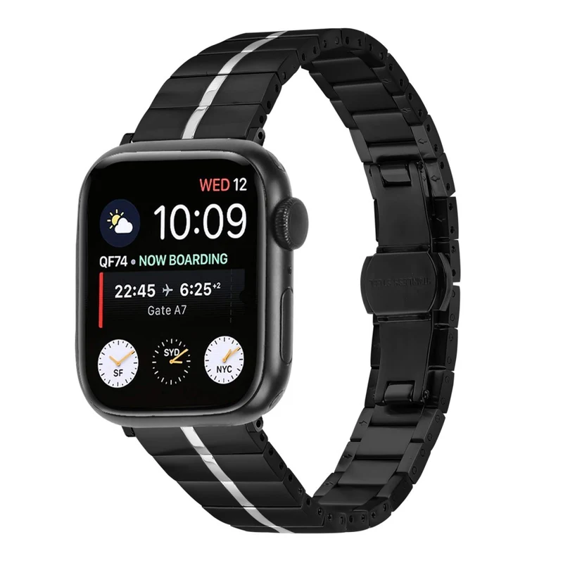 Auffallend Angenehm Apple Smartwatch Metall Universell Armband