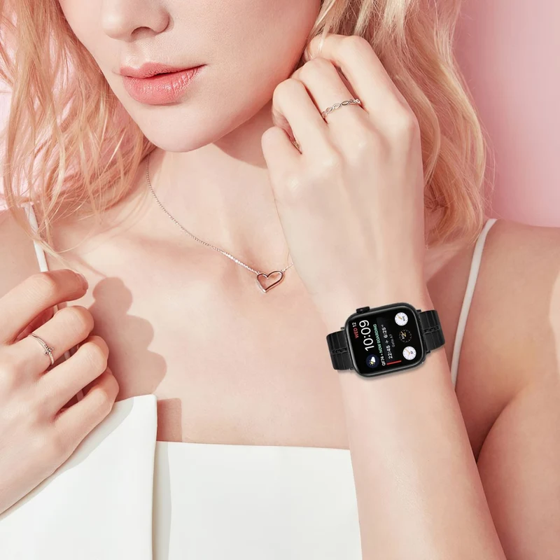 Auffallend Angenehm Apple Smartwatch Metall Universell Armband