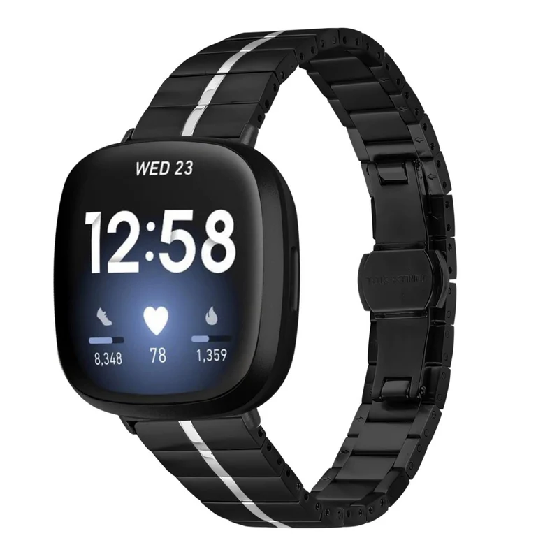 Unglaublich Cool Fitbit Versa 3 / Fitbit Sense Metall Armband