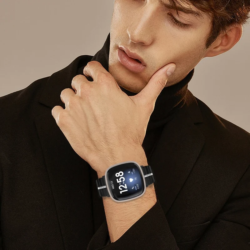 Unglaublich Cool Fitbit Versa 3 / Fitbit Sense Metall Armband