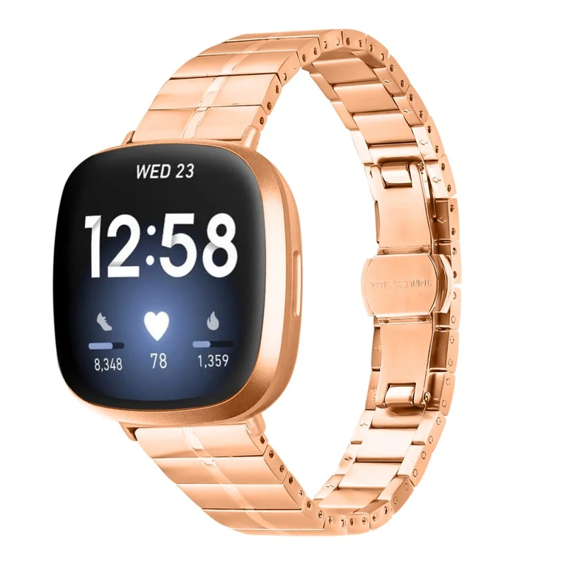 Unglaublich Cool Fitbit Versa 3 / Fitbit Sense Metall Armband