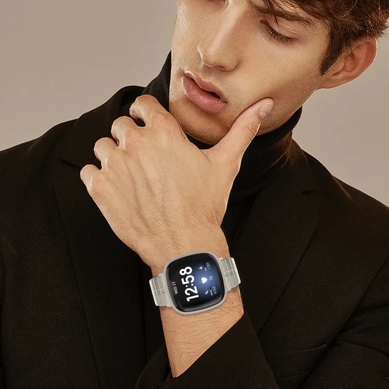 Unglaublich Cool Fitbit Versa 3 / Fitbit Sense Metall Armband