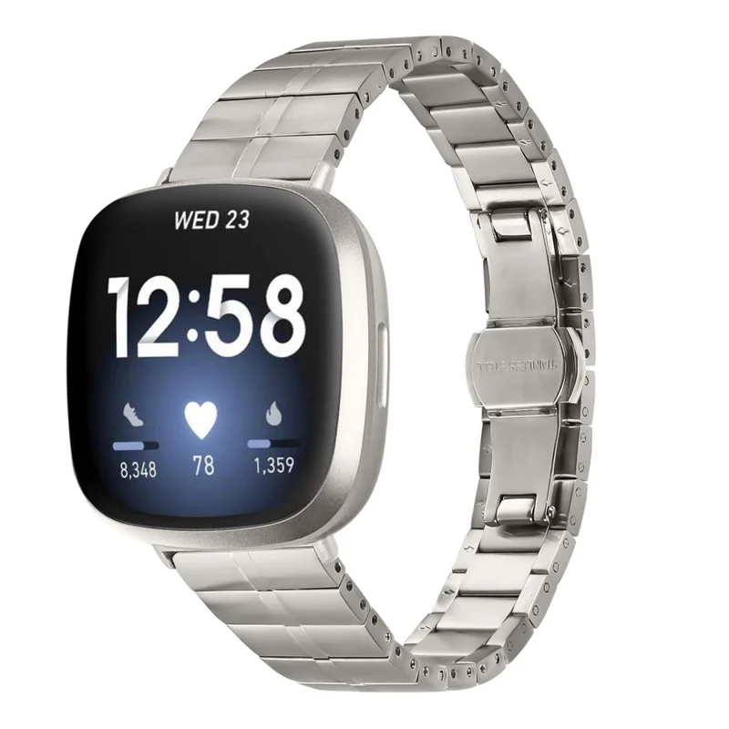Mega Entzückend Fitbit Versa 4 / Fitbit Sense 2 Metall Universell Armband
