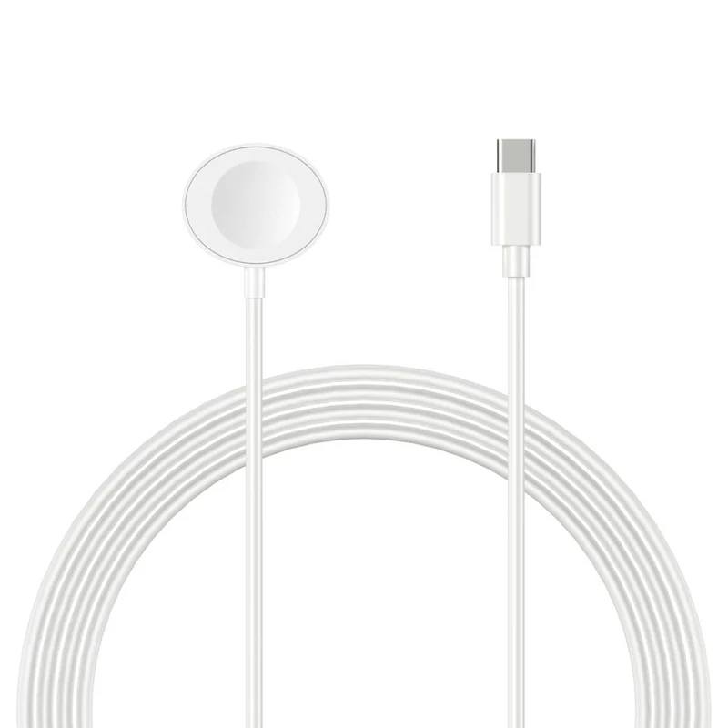 1m Plastik Und Silikon Apple Smartwatch Drahtlos Type-C Ladekabel
