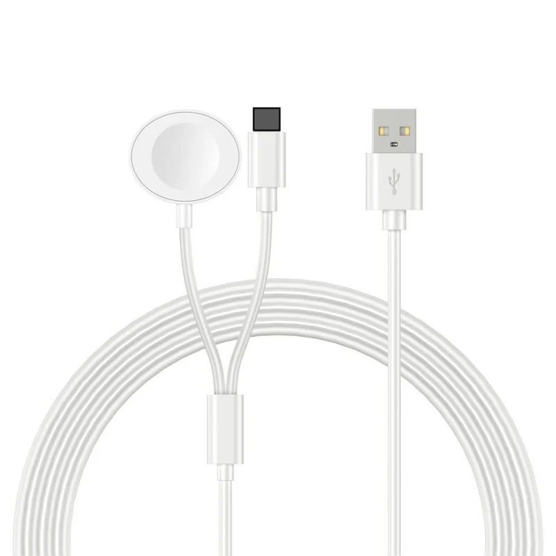 100cm Plastik Und Silikon Apple Smartwatch Drahtlos USB Ladekabel